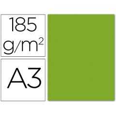 Cartulina guarro din a3 verde amazona 185 gr paquete 50 h