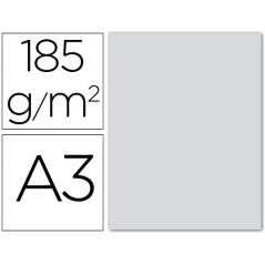 Cartulina guarro din a3 gris plomo 185 gr paquete 50 h
