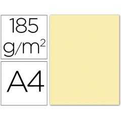 Cartulina guarro din a4 crema 185 gr paquete 50 h