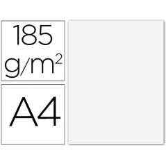Cartulina guarro din a4 blanco 185 gr paquete 50 h