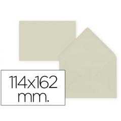 Sobre liderpapel c6 blanco 114x162 mm 80gr pack de 15 unidades
