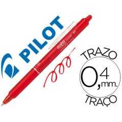 Bolígrafo pilot frixion clicker borrable 0,7 mm color rojo