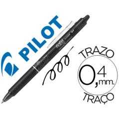 Bolígrafo pilot frixion clicker borrable 0,7 mm color negro