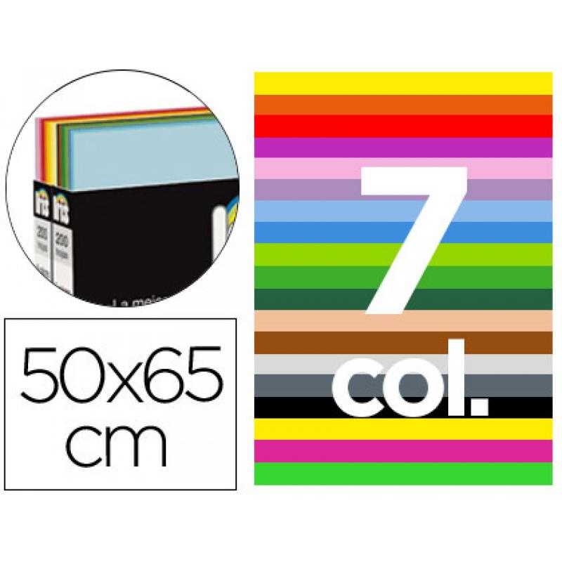 Cartulina guarro 50x65 contenido -b expositor sobremesa