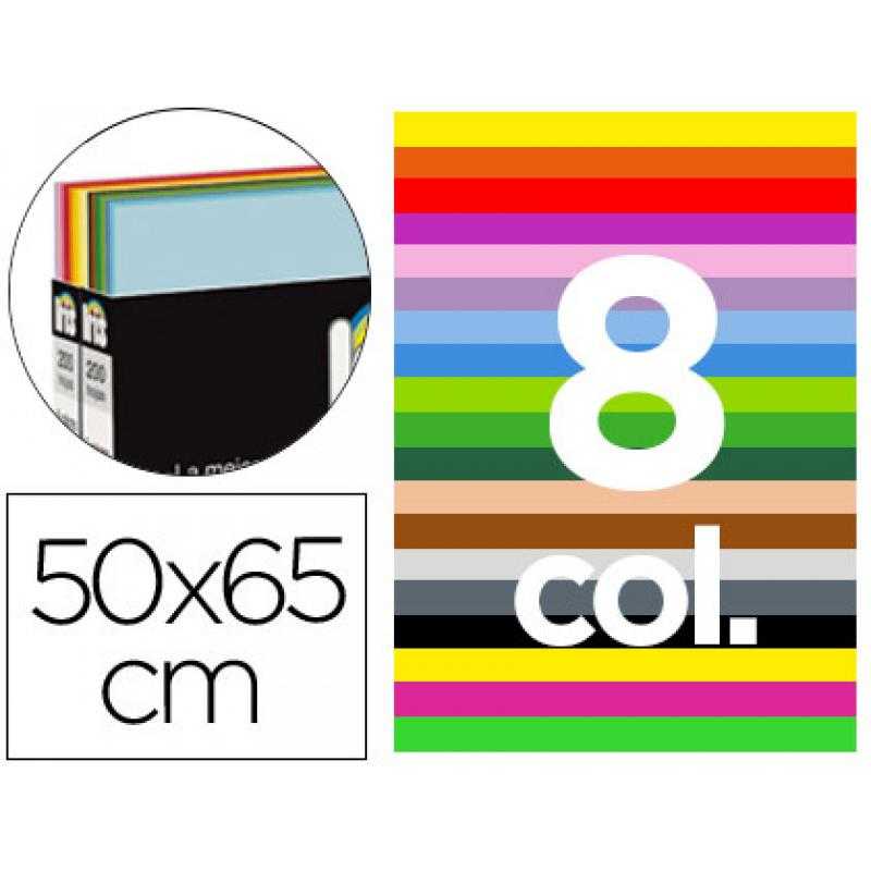 Cartulina guarro 50x65 contenido "a"- expositor sobremesa