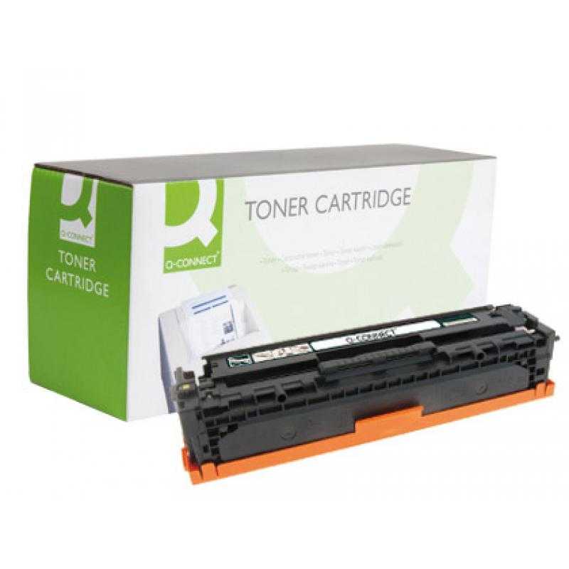 Tóner q-connect compatible hp cb540a color láser jet 1215/1515/1518 -2.200pag- negro
