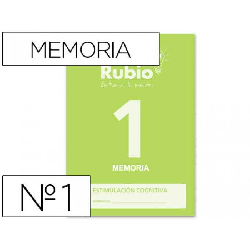 Cuaderno rubio entrena tu mente estimulacion cognitiva memoria 1