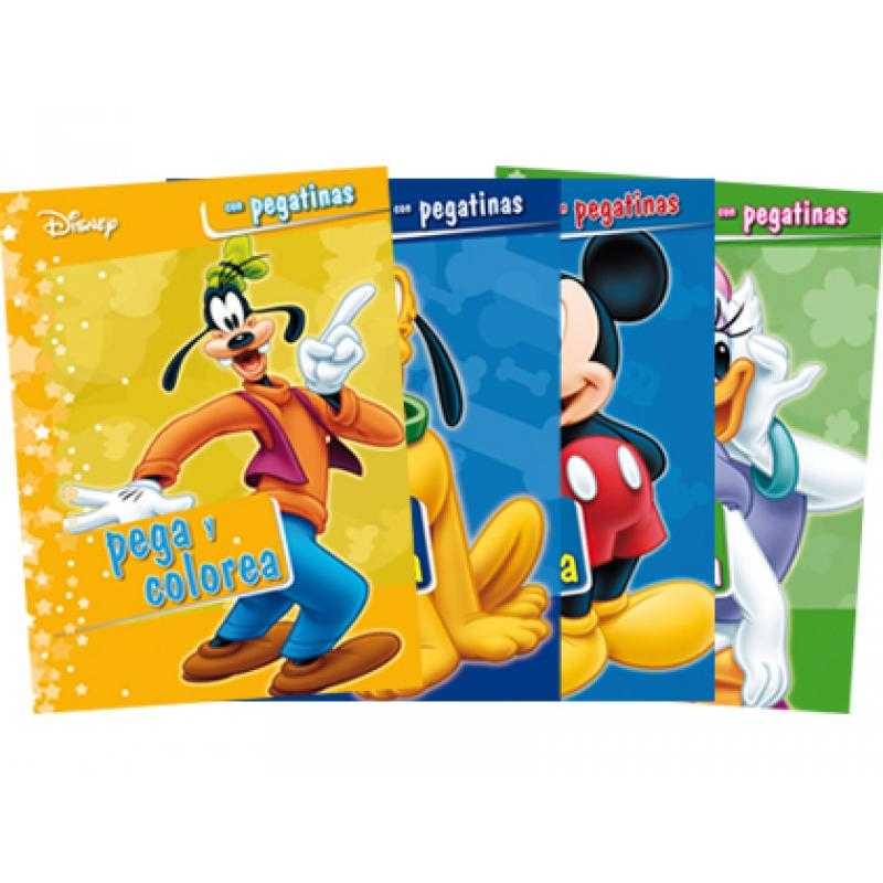 Cuento con pegatina y actividades disney