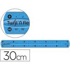 Regla maped plástico flexible de 30 cm colores surtidos