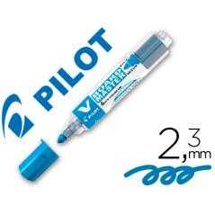 Rotulador pilot v board master para pizarra blanca azul tinta líquida trazo 2,3mm