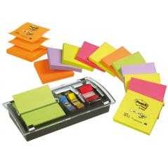 Bloc de notas adhesivas quita y pon post-it dispensador de index
