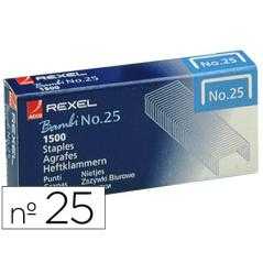 Grapas rexel n. 25 21/4 -caja de 1500