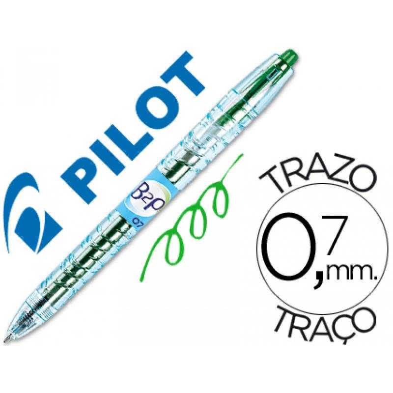 Bolígrafo pilot gel b2p verde