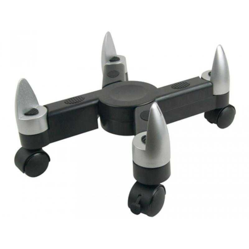 Soporte para c.p.u. fellowes plástico en forma de x