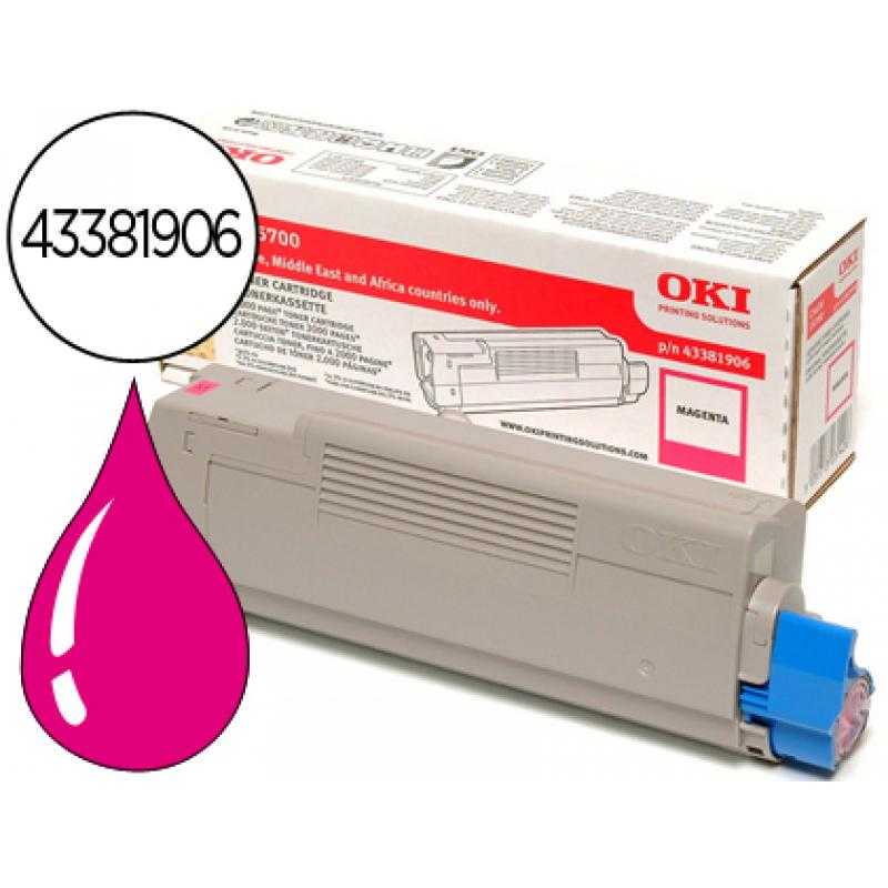 Tóner oki c5600/5700 magenta -2.000 pag-