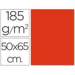 Cartulina guarro tomate 50x65 cm -185 gr