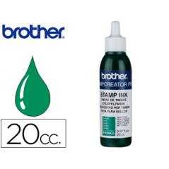 Tinta para reentintado verde 20 cc para sellos automáticos brother