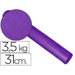 Papel fantasía kraft liso kfc-bobina 31 cm -3,5 kg -color lila