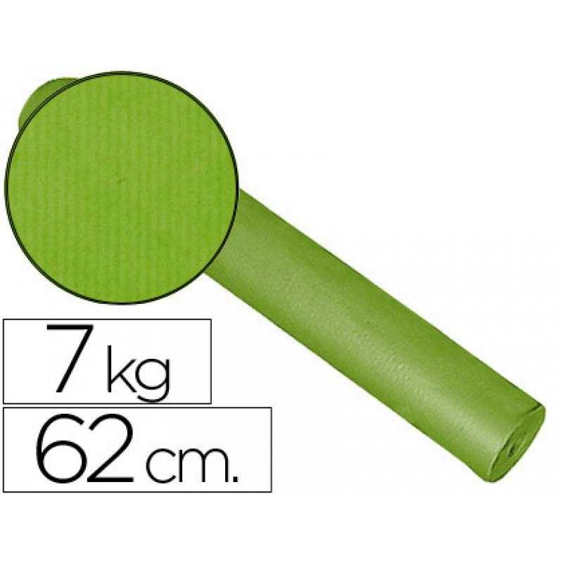 Papel fantasía kraft liso kfc bobina 62 cm -7 kg -color pistacho