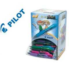 Bolígrafo pilot g-2 pixie tinta gel -retráctil -sujecion de caucho -expositor de 84 unidades