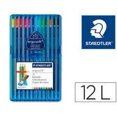 Lápices de color staedtler ergosoft estuche 12 colores