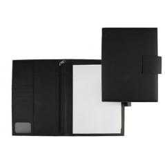 Carpeta portafolios artesania de polipiel con solapa medida 34,6x25x2,5 cm.