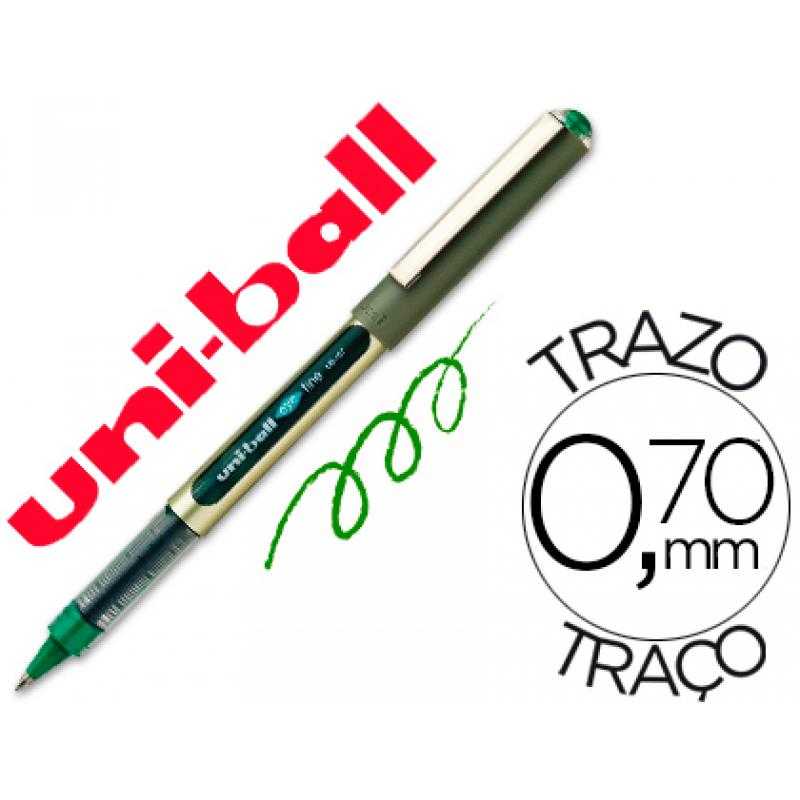 Rotulador uni-ball roller ub-157 verde 0,7 mm unidad