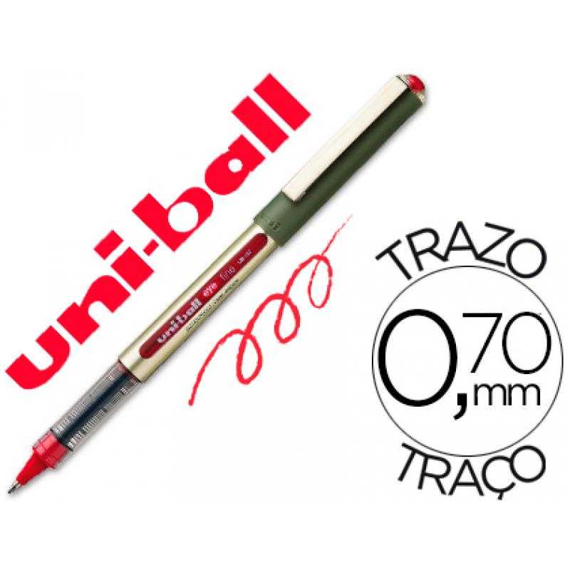 Rotulador uni-ball roller ub-157 rojo 0,7 mm unidad