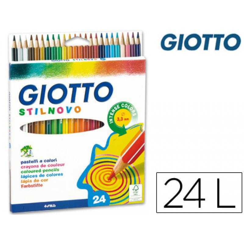 Lápices de colores giotto stilnovo 24 colores unidad