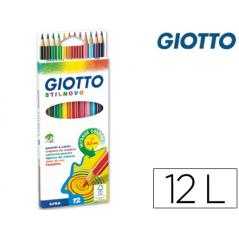 Lápices de colores giotto stilnovo 12 colores unidad