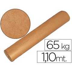 Papel kraft marron bobina -1,10 mt de altura 60/65 kg