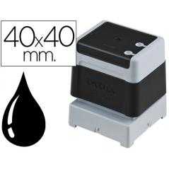 Sello automático brother 40 mm x 40 mm negro