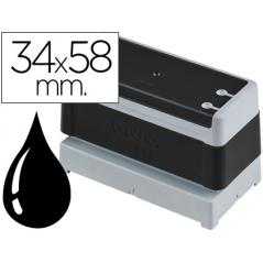 Sello automático brother 34 mm x 58 mm negro
