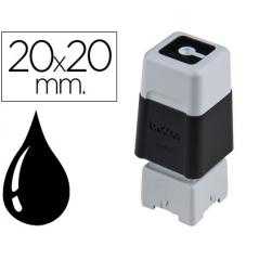 Sello automático brother 20 mm x 20 mm negro