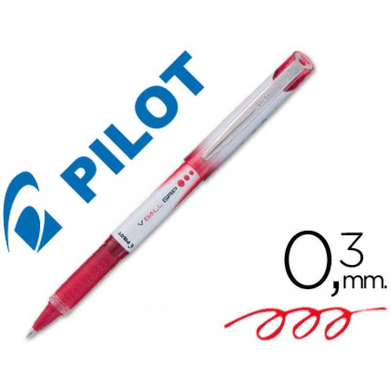 Rotulador pilot roller v-ball grip rojo 05 mm
