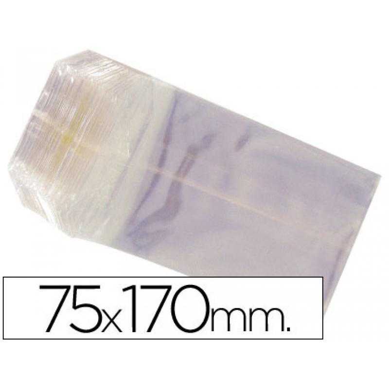 Bolsas celofán 75x170 mm -paquete 100