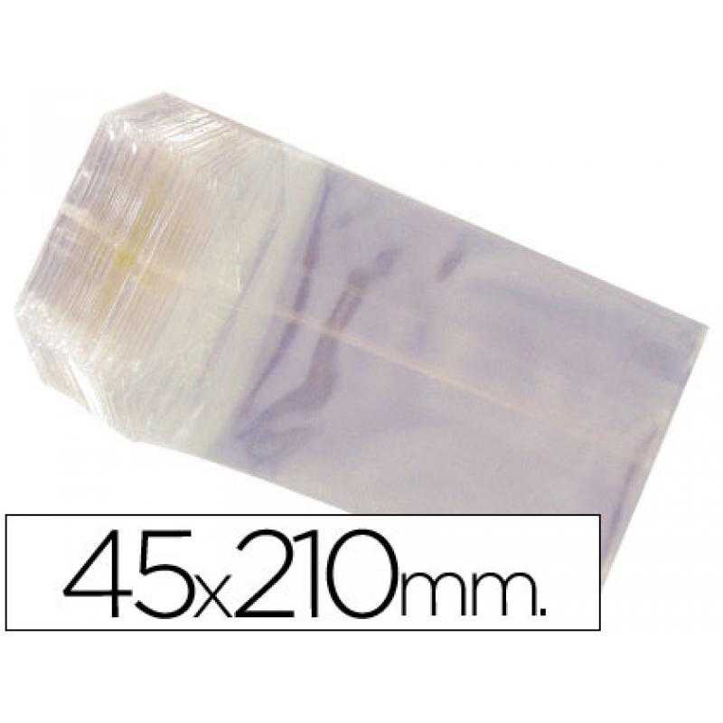Bolsas celofán 45x210 mm -paquete 100