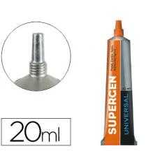 Pegamento supergen universal transparente 20 ml -unidad