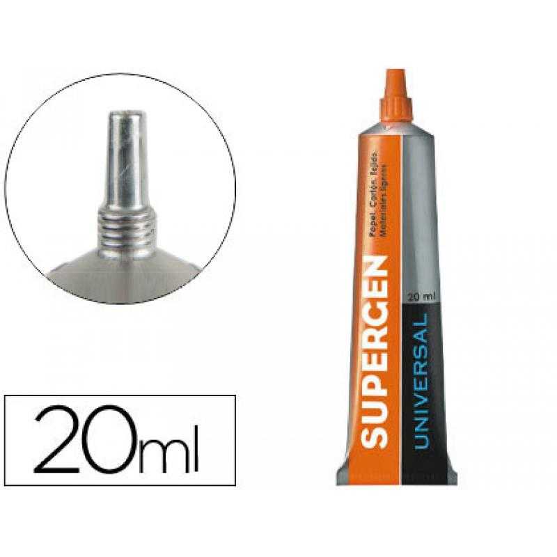 Pegamento supergen universal transparente 20 ml -unidad