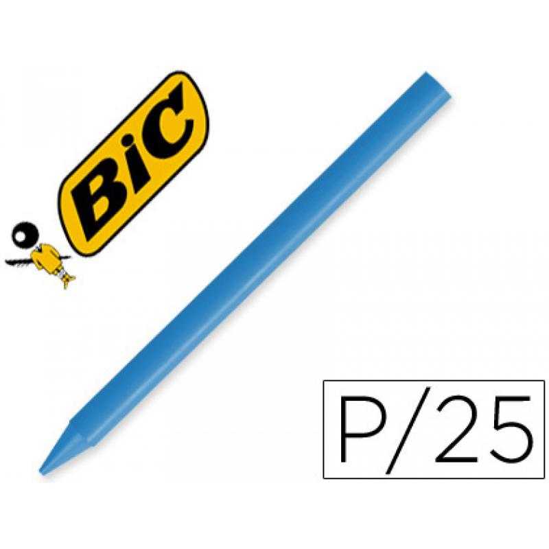 Lápices plastidecor unicolor azul claro-29 caja con 25 lápices