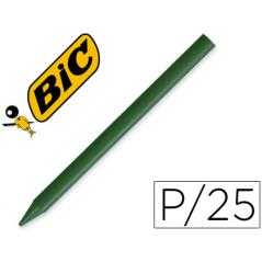 Lápices plastidecor unicolor verde oscuro-02 caja con 25 lápices