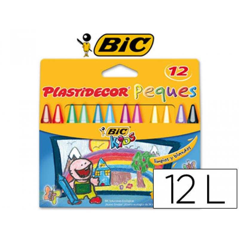 Lápices plastidecor peques caja de 12 colores