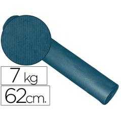 Papel fantasía kraft liso kfc -bobina 62 cm -7 kg -color cobalto