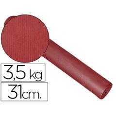 Papel fantasía kraft liso kfc -bobina 31 cm -3,5 kg -color burdeos