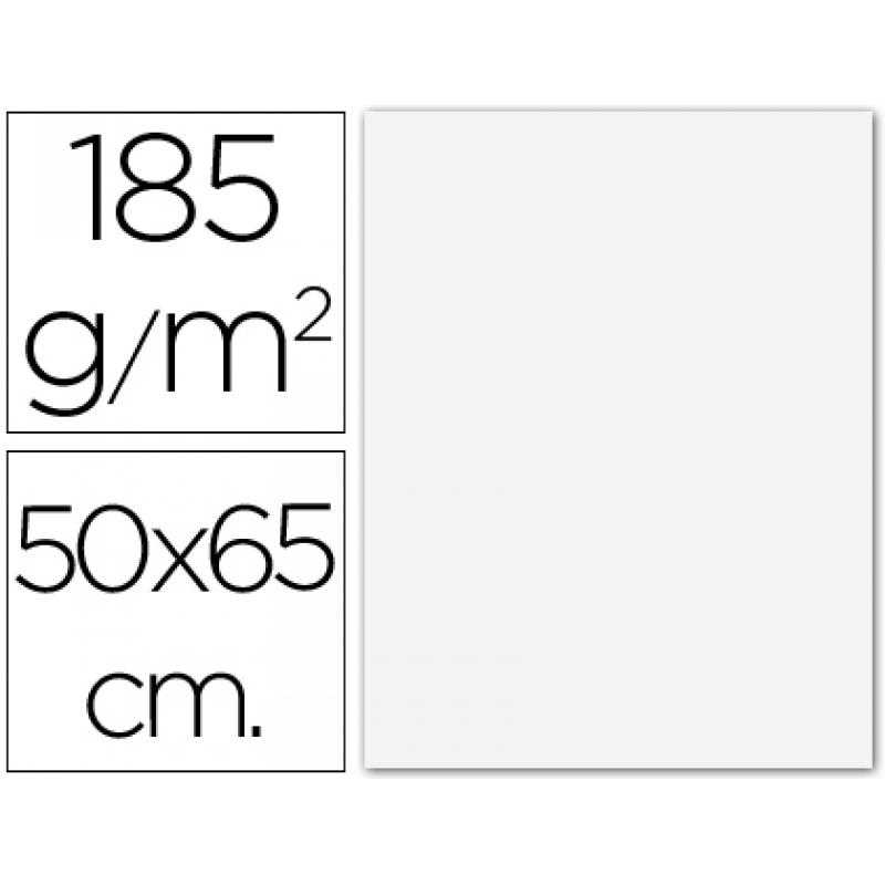 Cartulina guarro blanca -50x65 cm -185 gr