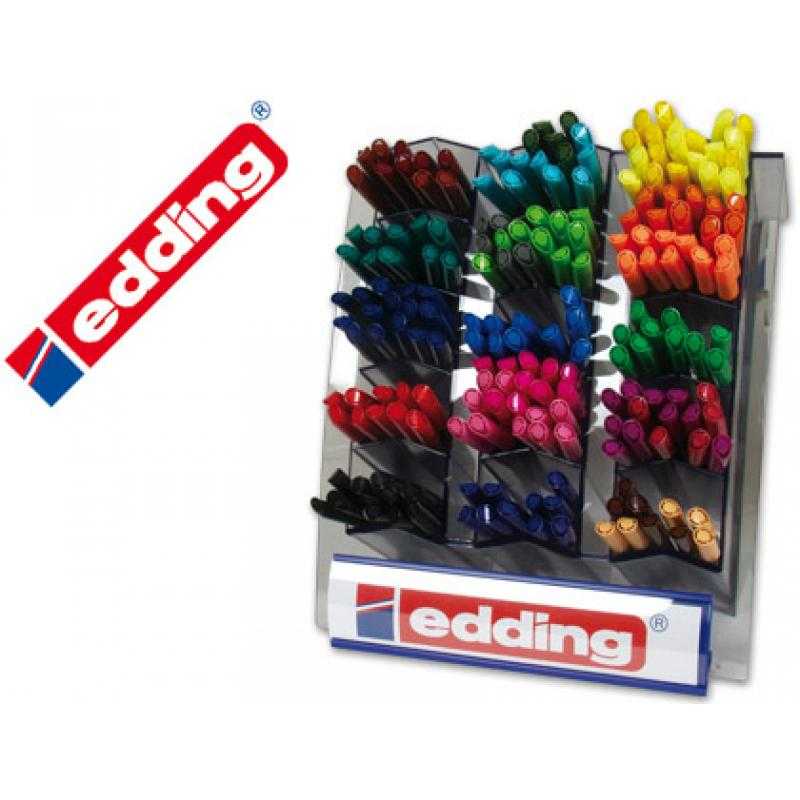 Rotulador edding 50620 -expositor 200 rotuladores 1200