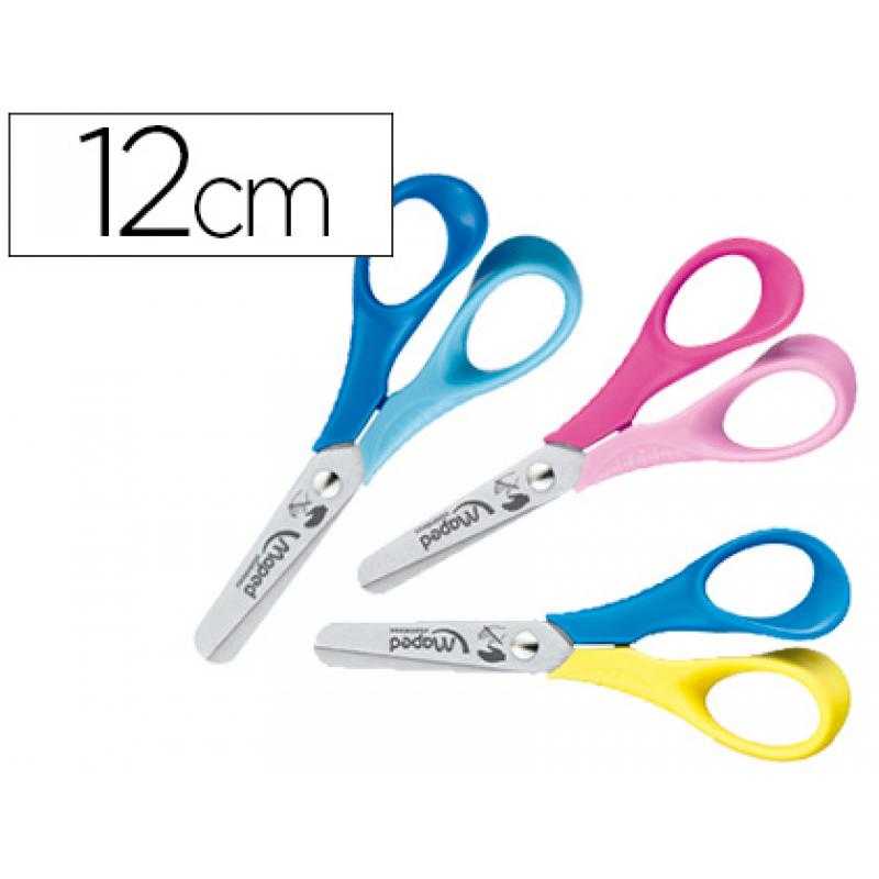 Tijera escolar maped para zurdos 12 cm