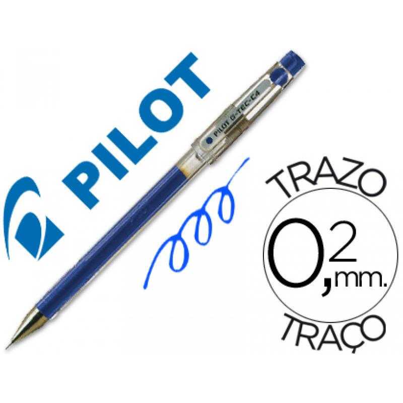Bolígrafo pilot punta aguja g-tec-c4 azul