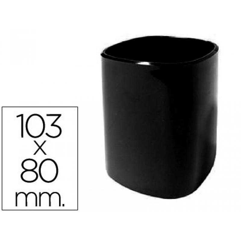 Cubilete portalápices 102-n plástico negro 103x80 mm