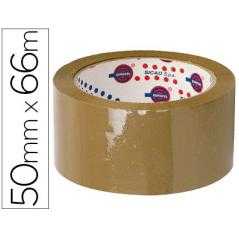 Cinta adhesiva eurocel polipropileno havana 66 mt x 50 mm -para embalaje